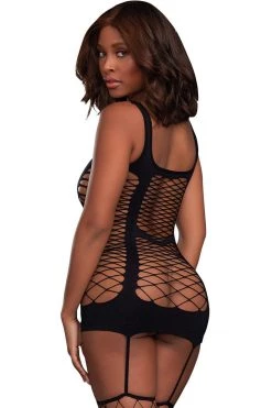 Dreamgirl Opaque Fence Net Body Stocking 9 Dreamgirl Opaque Fence Net Body Stocking