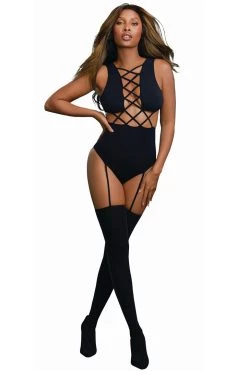 Dreamgirl All-In-One Opaque Body Stocking 14 Dreamgirl All-In-One Opaque Body Stocking