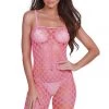 Dreamgirl Neon Pink & Orange Convertible Crotchless Bodystocking 1 Dreamgirl Neon Pink & Orange Convertible Crotchless Bodystocking