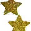 GE Apparel Accessories Sparkly Gold Star Nipple Pasties