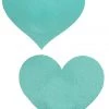 GE Apparel Light Blue Heart Nipple Pasties