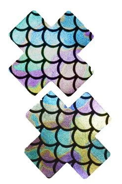GE Apparel Metallic Mermaid XX Nipple Pasties Accessories