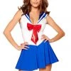 Roma Costumes 1pc Sailor Moon Blue Costume