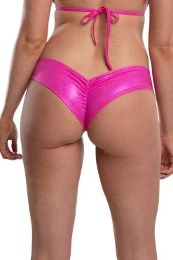 Midnight Ballerina Dancewear Hot Pink Twinkle Micro Booty Short