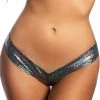 Midnight Ballerina Silver Twinkle Micro Booty Short