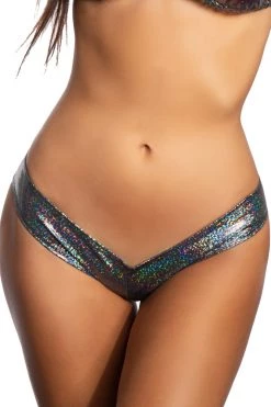 Midnight Ballerina Silver Twinkle Micro Booty Short