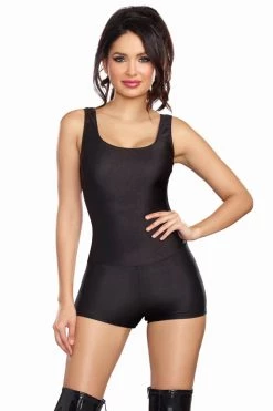 Dreamgirl Black Base Layer Romper Costumes
