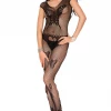 Music Legs Fishnet Butterfly Crotchless Bodystocking Bodystocking Lingerie