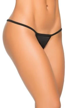 Mapale Black Y-Back Thong