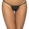 Mapale Best Sellers Wet Black Y-Back Thong