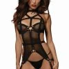Dreamgirl Deviant Bondage Bustier & Panty