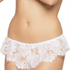 Seven Til Midnight White Eyelash Lace Panty Lingerie