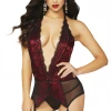 Seven Til Midnight Heart Shaped Lace Chemise Set Lingerie