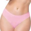 Seven Til Midnight Pink Shadow Stripe Thong Panty Lingerie 1 Seven Til Midnight Pink Shadow Stripe Thong Panty Lingerie