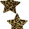 GE Apparel Leopard Print Star Nipple Pasties