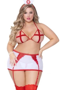 Seven Til Midnight First Aid Hottie Sexy Nurse Costume Lingerie