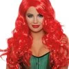 Dreamgirl Exotic Red Long Wavy Wig Costumes