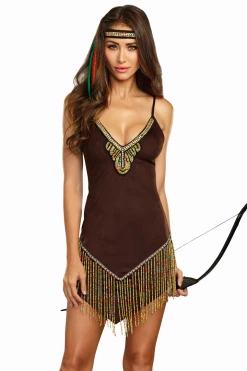 Dreamgirl Summit Defender Indian Costume