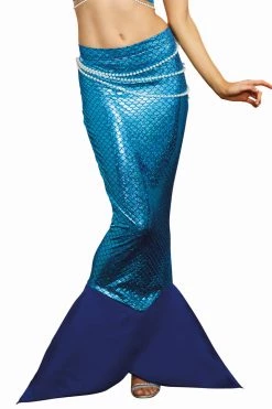 Dreamgirl Aqua Blue Mermaid Skirt