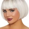 Dreamgirl Costumes White Tip-Dye Bob Wig