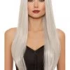Dreamgirl Long Straight Grey Wig Costumes
