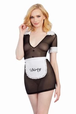 Dreamgirl Lingerie Maid Me Dirty Sexy Maid Costume