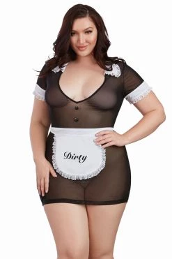 Dreamgirl Lingerie Maid Me Dirty Sexy Maid Costume