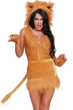 Dreamgirl Queen Of The Jungle Lion Costume
