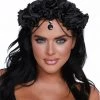 Dreamgirl Costumes Black Unicorn Headpiece Costume Accessory