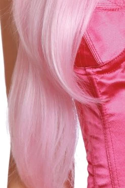 Dreamgirl Costumes Long Pink Layered Wig