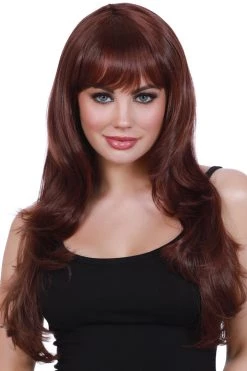 Dreamgirl Long Brown Layered Wig Costumes