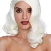 Dreamgirl Old Hollywood White Glamour Wig Costumes