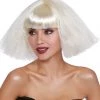 Dreamgirl Blonde Crimped Wedge Short Wig 1 Dreamgirl Blonde Crimped Wedge Short Wig