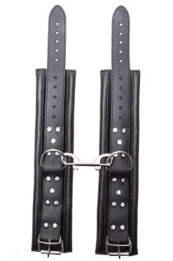 Allure BDSM Triple X Leather Ankle Cuffs