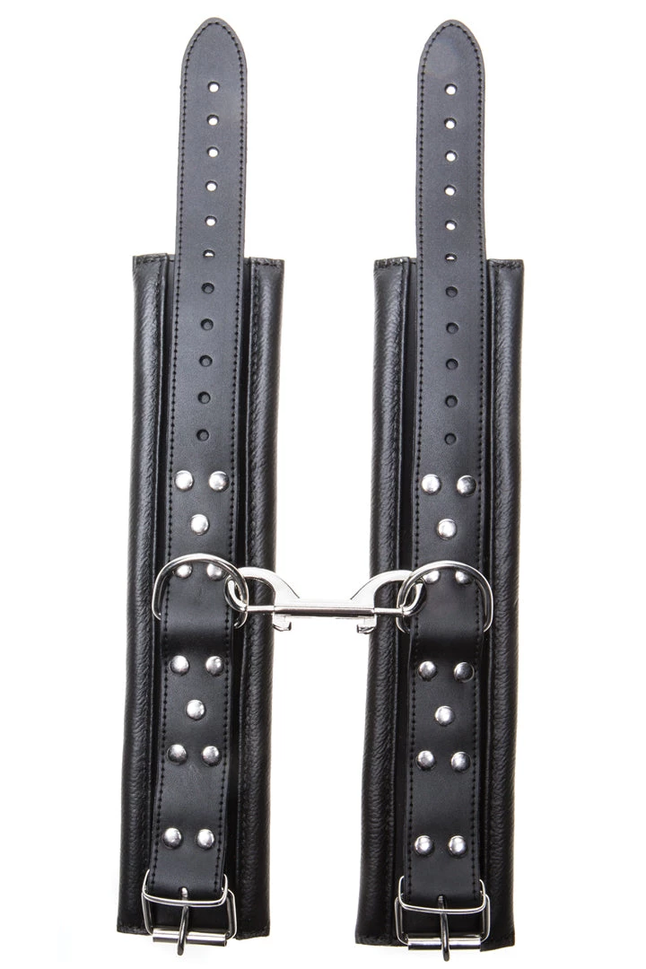 Allure BDSM Triple X Leather Ankle Cuffs 4 Allure BDSM Triple X Leather Ankle Cuffs