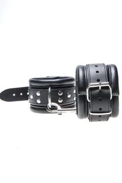 Allure BDSM Triple X Leather Ankle Cuffs
