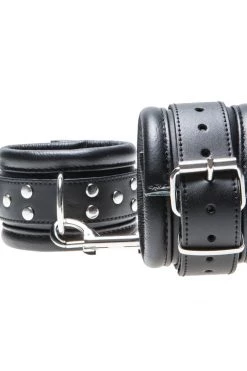 Allure BDSM Triple X Leather Ankle Cuffs 7 Allure BDSM Triple X Leather Ankle Cuffs