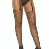 Elegant Moments Everyday Fishnet Garter Belt & Thigh Highs 1 Elegant Moments Everyday Fishnet Garter Belt & Thigh Highs