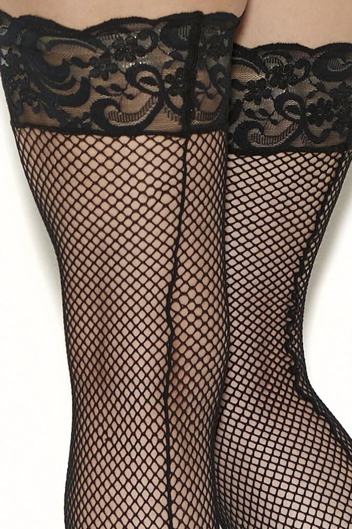 Elegant Moments Stay Up Everyday Fishnet Thigh Highs With Lace Tops 5 Elegant Moments Stay Up Everyday Fishnet Thigh Highs With Lace Tops