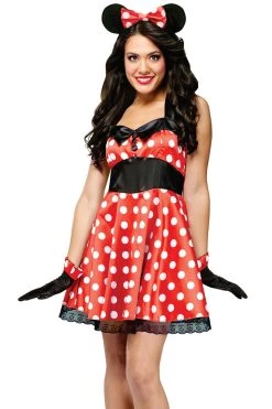 Fun World Pinup Miss Minnie Mouse Costume Costumes