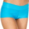 Music Legs Stretch Booty Shorts - Turquoise