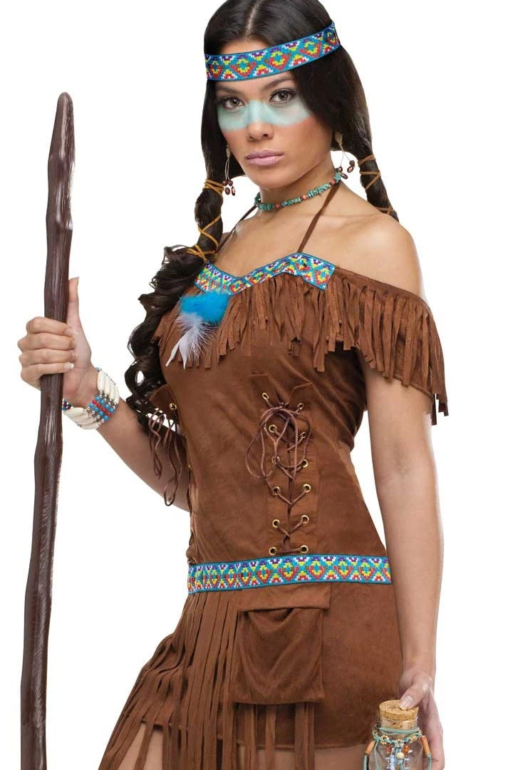 Fun World Spiritual Healer Indian Costume 4 Fun World Spiritual Healer Indian Costume