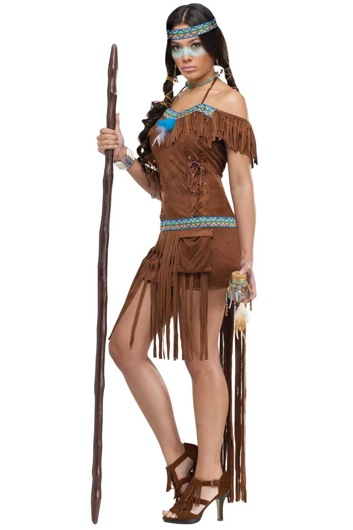 Fun World Spiritual Healer Indian Costume 3 Fun World Spiritual Healer Indian Costume