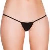 Roma Black 'Y' Back Micro Thong Bikini Bottom Dancewear