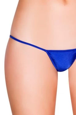 Roma Royal Blue 'Y' Back Micro Thong Bikini Bottom Dancewear