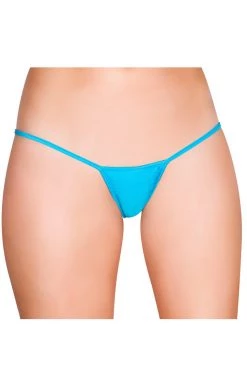 Roma Turquoise 'Y' Back Micro Thong Bikini Bottom Dancewear