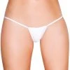 Roma White 'Y' Back Micro Thong Bikini Bottom Dancewear