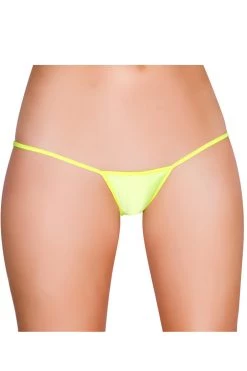 Roma Dancewear Yellow 'Y' Back Micro Thong Bikini Bottom