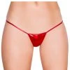 Roma Dancewear Metallic Red 'Y' Back Micro Thong Bikini Bottom