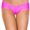 Music Legs Dancewear Micro Mini Booty Shorts - Neon Pink
